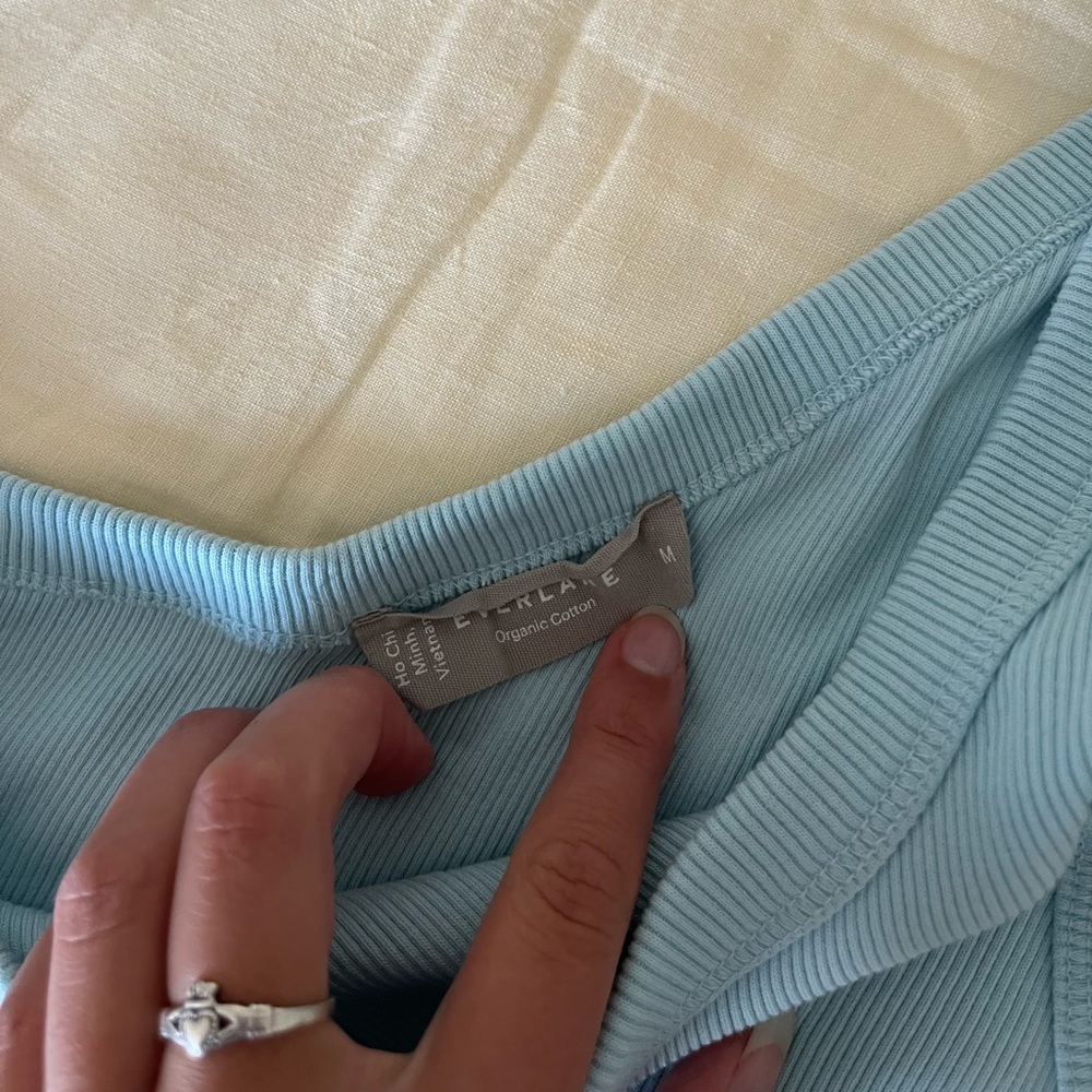 Everlane The Ribbed One-Shoulder Tank - Picture 2 of 3